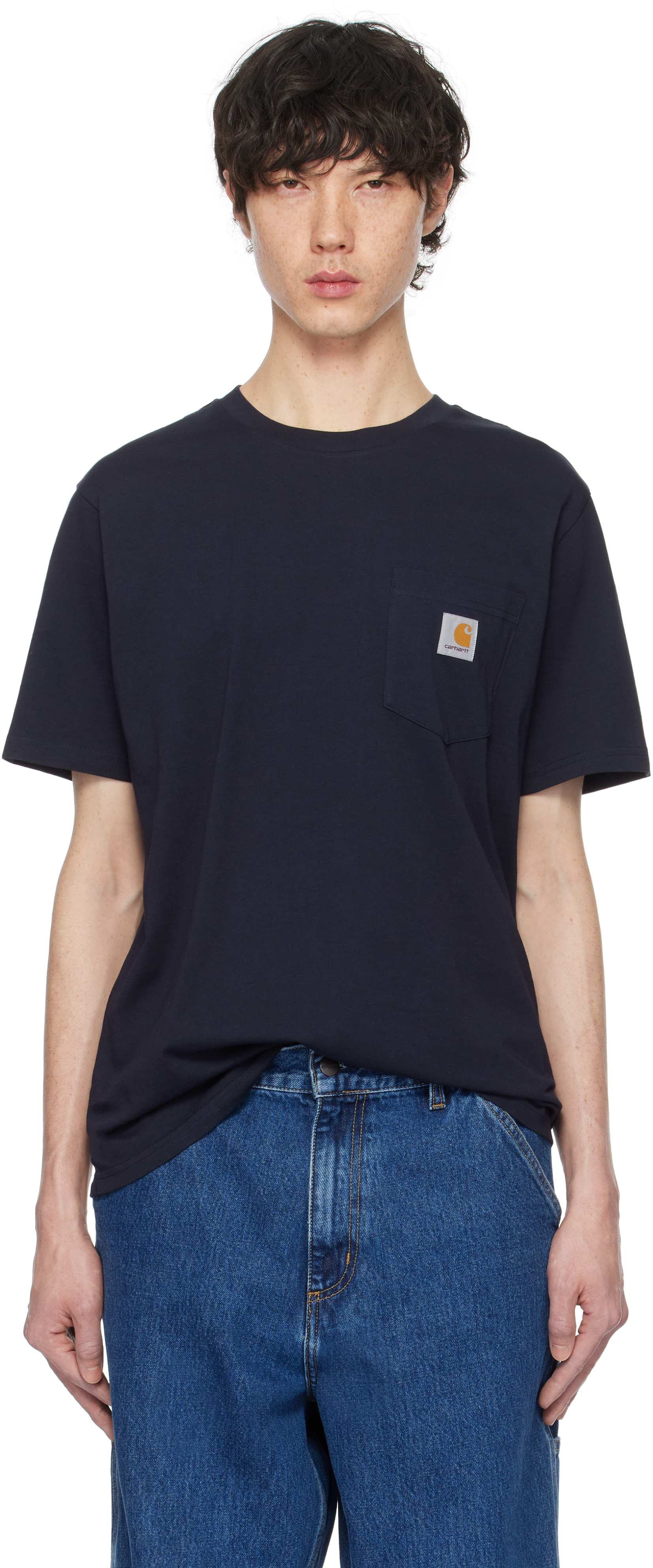 Футболка с карманом в синюю клетку Carhartt Work In Progress
Футболка с карманом в синюю клетку Carhartt Work In Progress