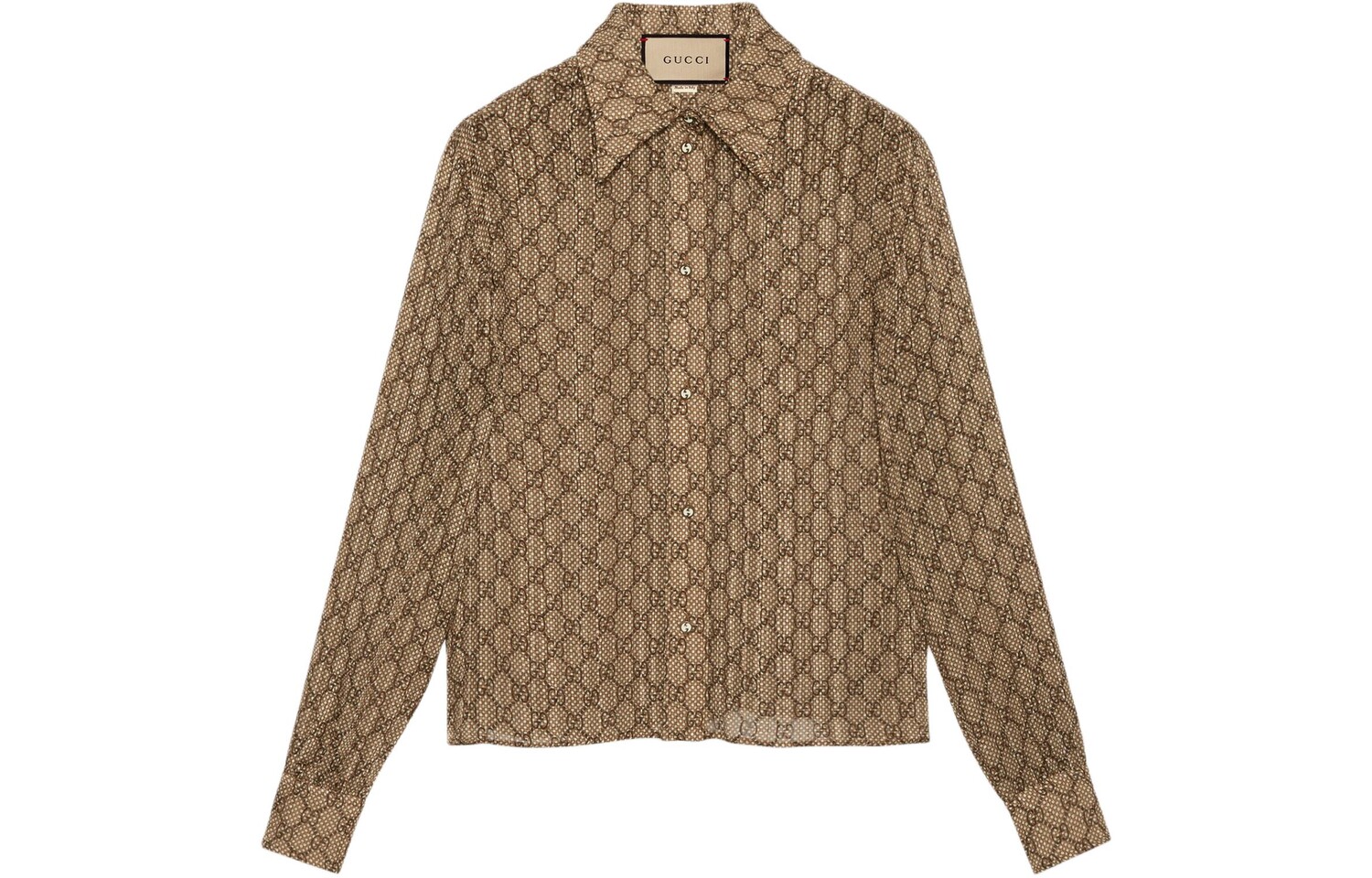 Рубашка женская коричневая Gucci
Рубашка женская коричневая Gucci