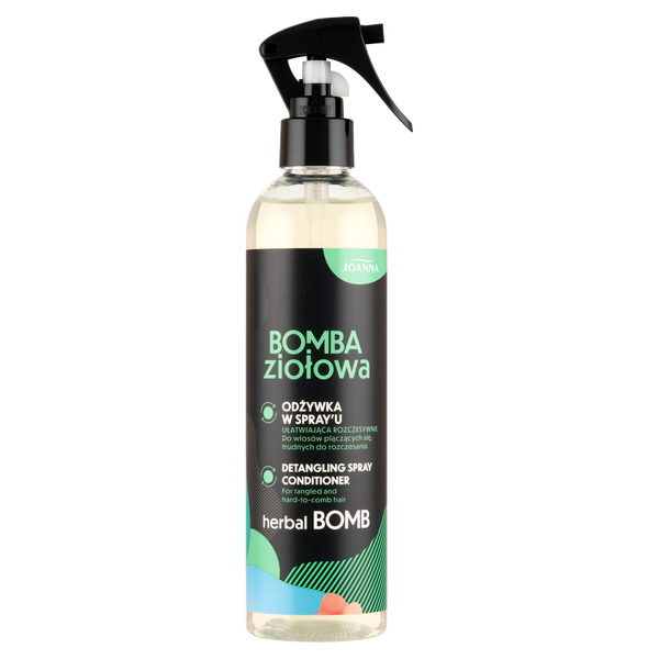 Спрей-кондиционер для легкого расчесывания, 300 мл Joanna Bomba ziołowa
Спрей-кондиционер для легкого расчесывания, 300 мл Joanna Bomba ziołowa