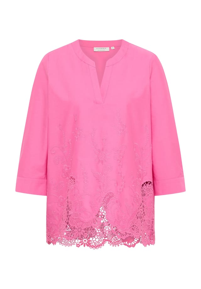 Блузка свободного кроя без застежек Eterna, розовый
Блузка свободного кроя без застежек Eterna, розовый