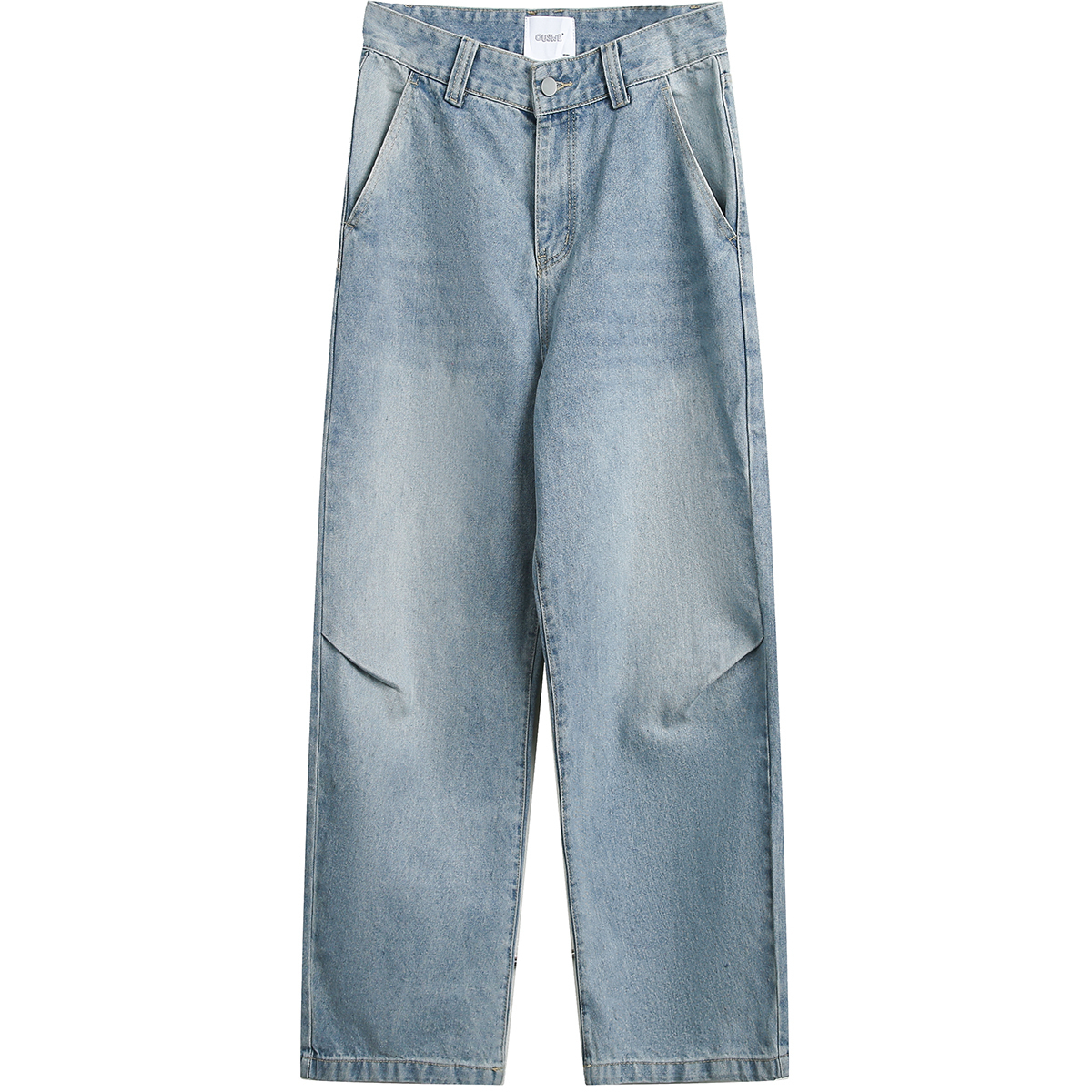 NANDCHN Джинсы унисекс светло-голубые
NANDCHN Джинсы унисекс светло-голубые