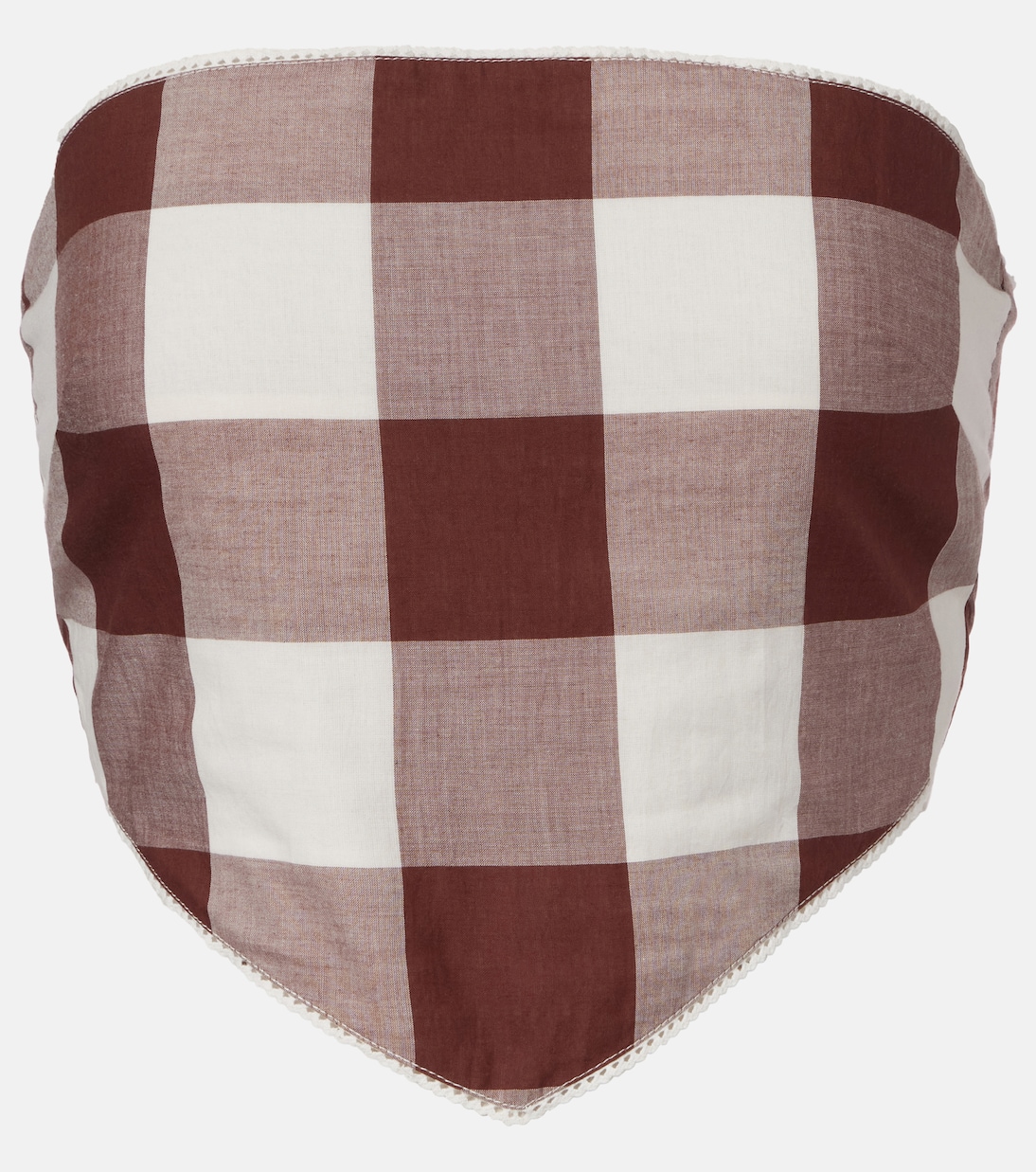 Кроп-топ из хлопка в клетку Callie Posse, Mocha Gingham
Кроп-топ из хлопка в клетку Callie Posse, Mocha Gingham