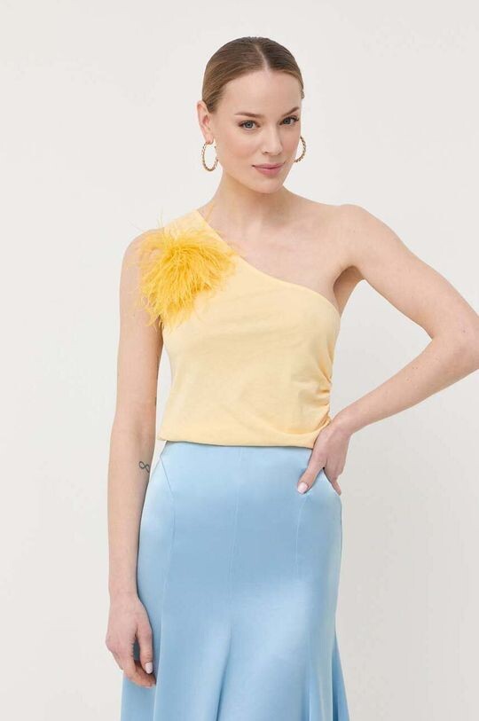 Хлопковый топ Patrizia Pepe, оранжевый
Хлопковый топ Patrizia Pepe, оранжевый