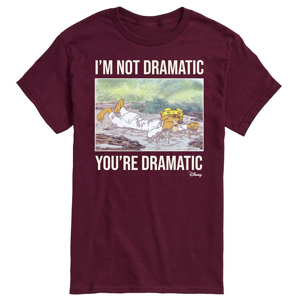 Мужская футболка с драматическим рисунком Disney's Robin Hood, цвет Maroon
Мужская футболка с драматическим рисунком Disney's Robin Hood, цвет Maroon