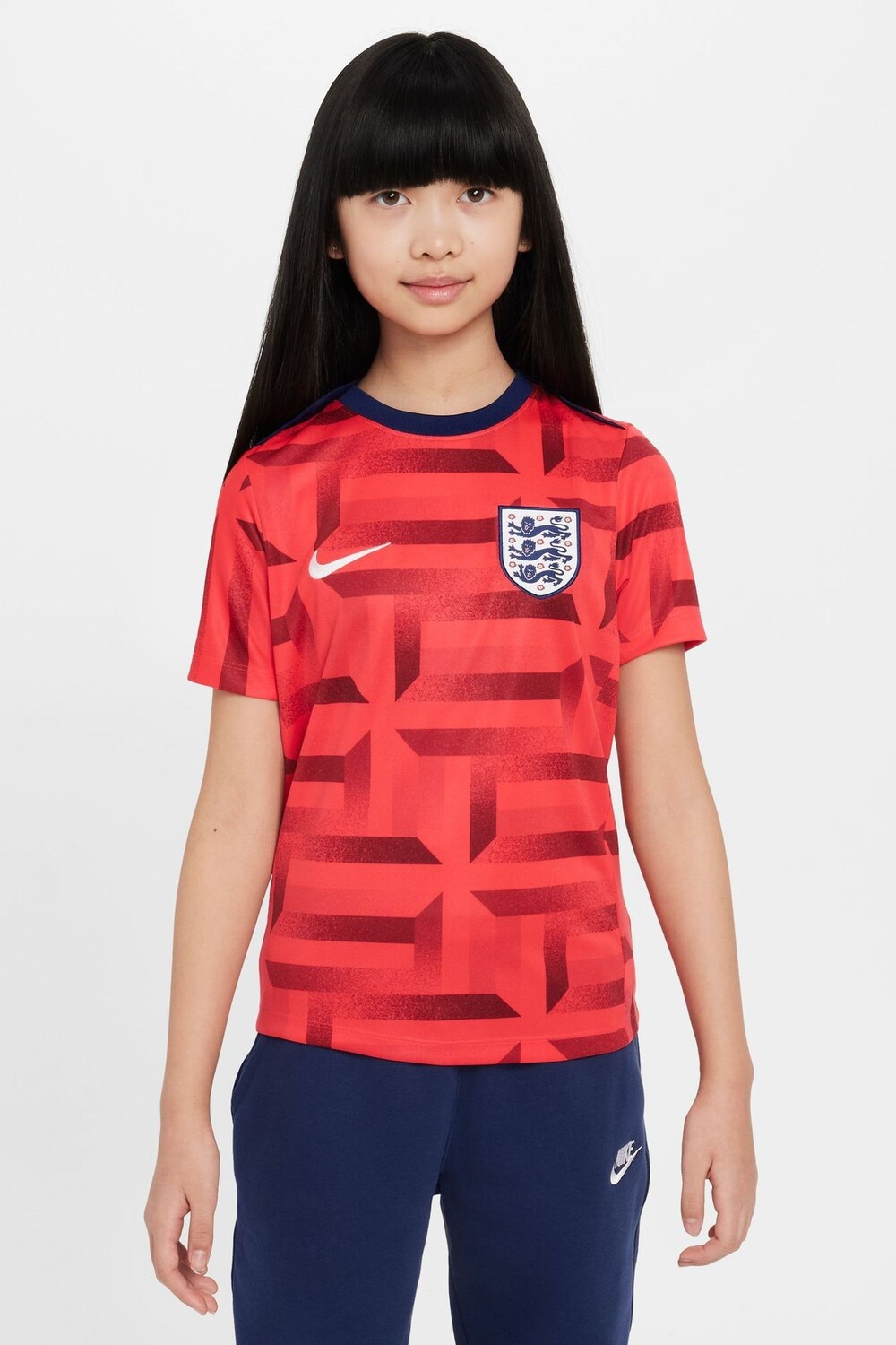 Предматчевая футбольная футболка Академии Англии Nike, красный
Предматчевая футбольная футболка Академии Англии Nike, красный