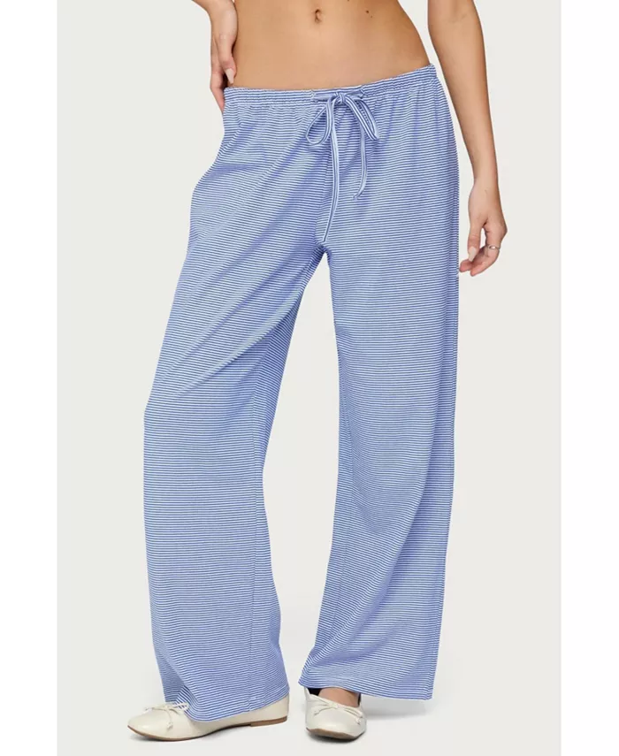Женские полосатые брюки свободного кроя Olivia Edikted, синий
Женские полосатые брюки свободного кроя Olivia Edikted, синий