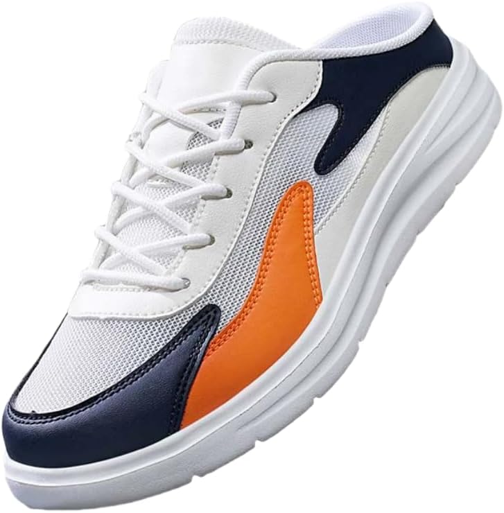 Мужские повседневные слипоны, дышащие и удобные, с легкой подошвой EVA, низкий верх, стильные кроссовки для ходьбы, мужские лоферы слипоны Hhhchpm, белый/синий/оранжевый
Мужские повседневные слипоны, дышащие и удобные, с легкой подошвой EVA, низкий верх, стильные кроссовки для ходьбы, мужские лоферы слипоны Hhhchpm, белый/синий/оранжевый