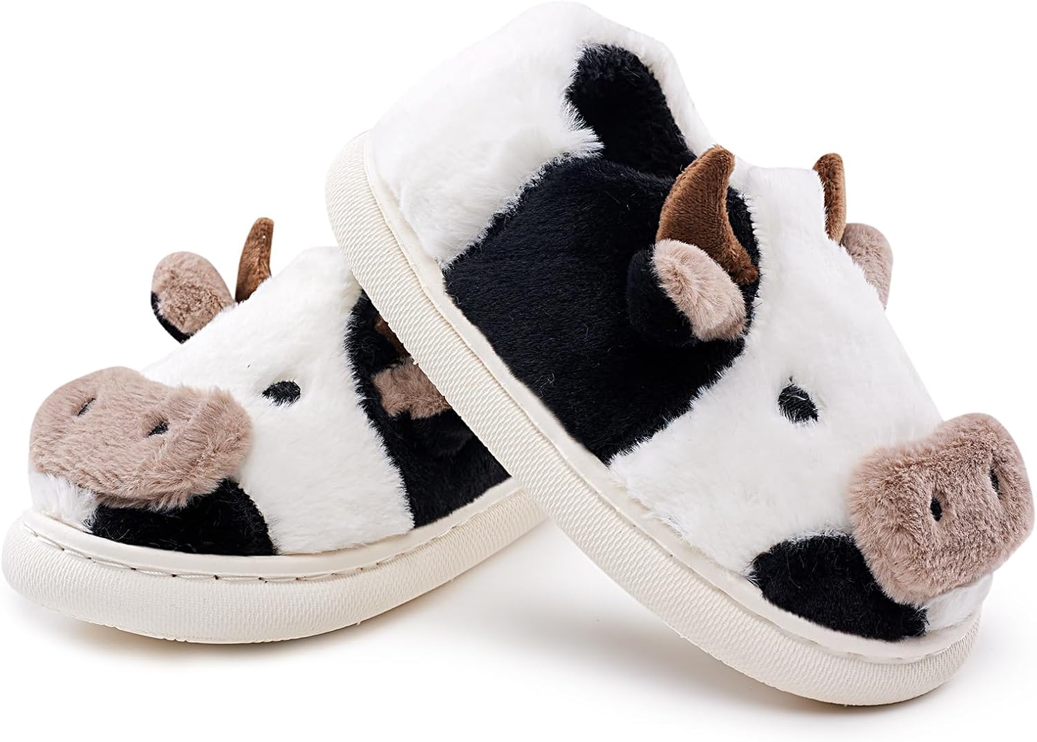 Детские тапочки Sharllen Fuzzy с милым пушистым коровьим дизайном для малышей, домашние тапочки для девочек и мальчиков с изображением животных, для носки дома и на улице, коричневый
Детские тапочки Sharllen Fuzzy с милым пушистым коровьим дизайном для малышей, домашние тапочки для девочек и мальчиков с изображением животных, для носки дома и на улице, коричневый