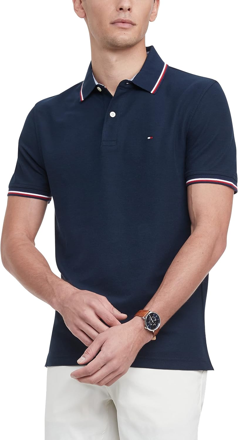 Мужская рубашка-поло Tommy Hilfiger с короткими рукавами, влагоотводящая, эластичная, быстросохнущая, с защитой от ультрафиолета, Sky Captain, Фиолетовый, Мужская рубашка-поло Tommy Hilfiger с короткими рукавами, влагоотводящая, эластичная, быстросохнущая
Мужская рубашка-поло Tommy Hilfiger с короткими рукавами, влагоотводящая, эластичная, быстросохнущая, с защитой от ультрафиолета, Sky Captain, Фиолетовый, Мужская рубашка-поло Tommy Hilfiger с короткими рукавами, влагоотводящая, эластичная, быстросохнущая