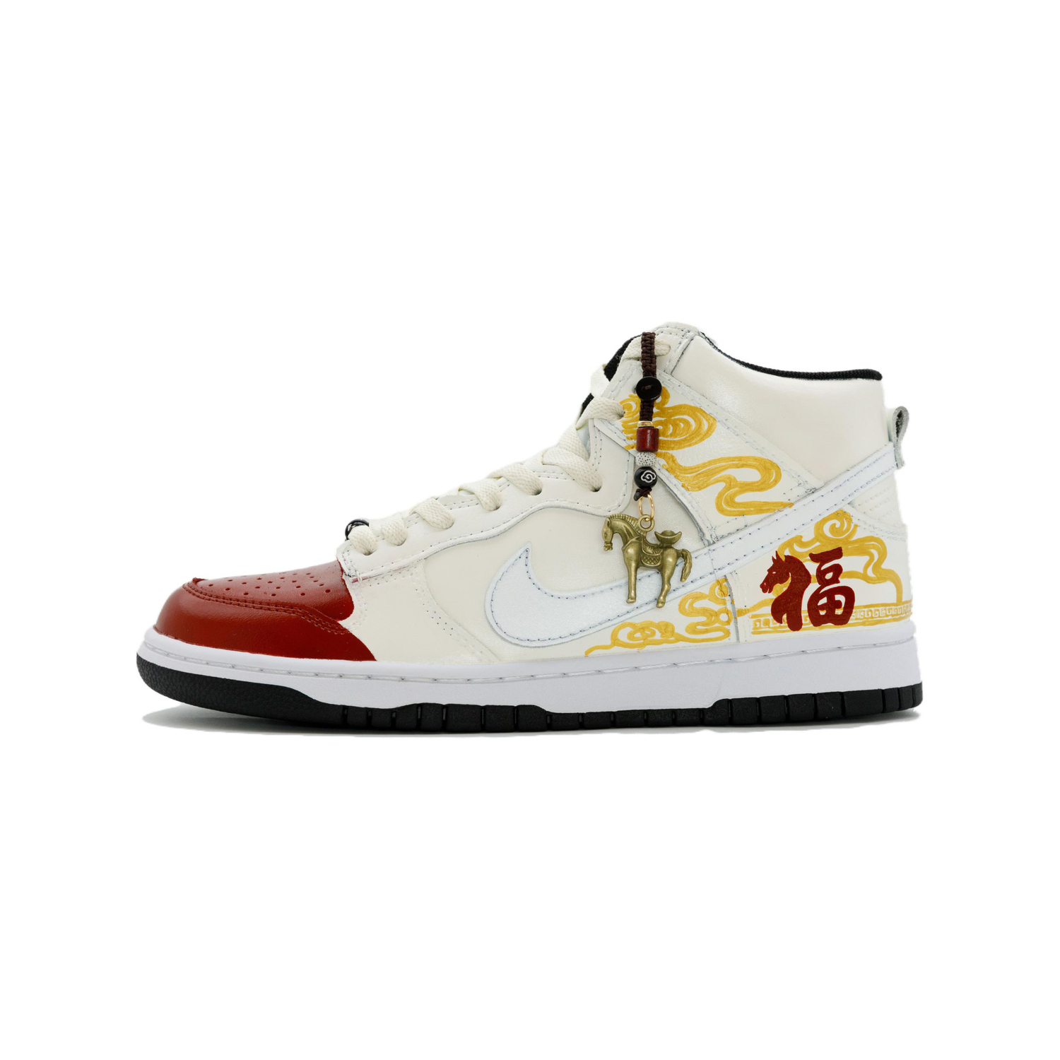 Nike Dunk CNY Collection, год лошади, шинуазри, благословение малинового золота, устойчивый к истиранию, противоскользящий, высокий верх
Nike Dunk CNY Collection, год лошади, шинуазри, благословение малинового золота, устойчивый к истиранию, противоскользящий, высокий верх