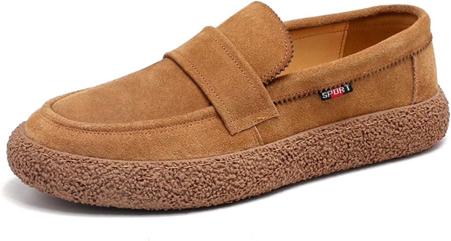 Мужские замшевые кожаные низкие лоферы в винтажном стиле, слипоны, повседневные туфли, лодочки, удобные обувь с округлым носком, швами, толстой подошвой, лоферы для ходьбы и повседневной носки для мужчин Generic, коричневый
Мужские замшевые кожаные низкие лоферы в винтажном стиле, слипоны, повседневные туфли, лодочки, удобные обувь с округлым носком, швами, толстой подошвой, лоферы для ходьбы и повседневной носки для мужчин Generic, коричневый