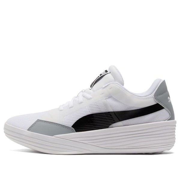 Кроссовки clyde all-pro team white/black/grey Puma, белый 
Кроссовки clyde all-pro team white/black/grey Puma, белый