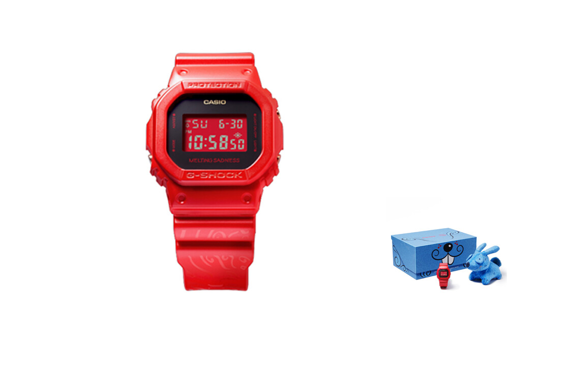 Часы CASIO унисекс, Красный 
Часы CASIO унисекс, Красный