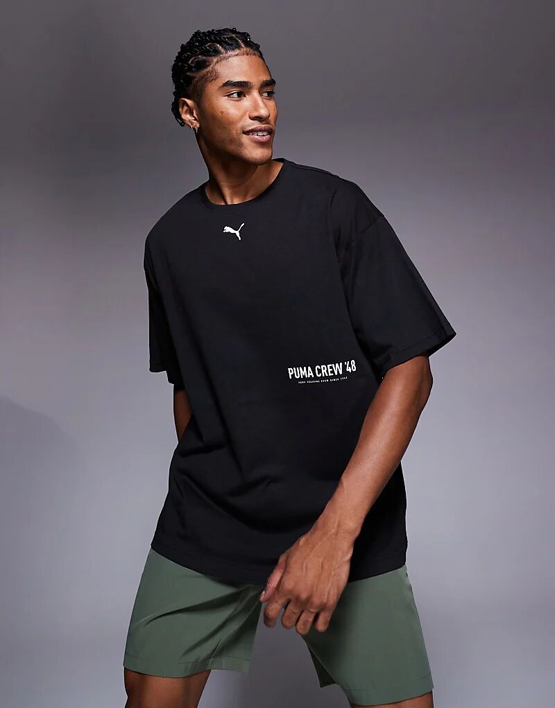 Футболка свободного кроя Puma Graphic черного цвета
Футболка свободного кроя Puma Graphic черного цвета