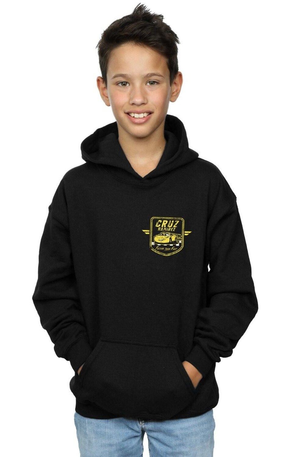 Толстовка с искусственным карманом и логотипом Cars Cruz Ramirez Disney, черный 
Толстовка с искусственным карманом и логотипом Cars Cruz Ramirez Disney, черный
