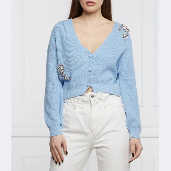 Укороченный кардиган с добавлением шелка Liu Jo, синий
Укороченный кардиган с добавлением шелка Liu Jo, синий