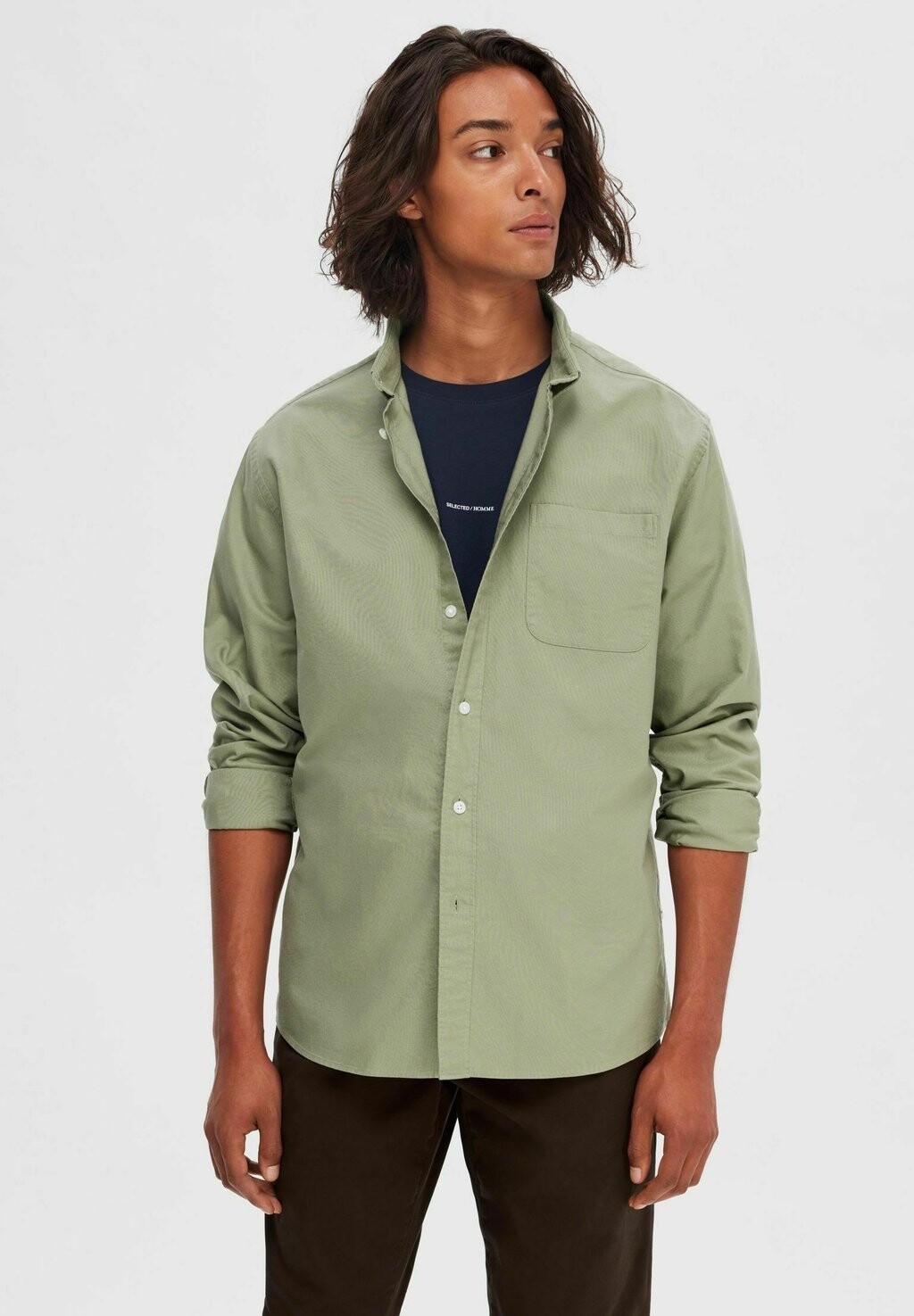 Рубашка Regrick-Ox Flex Ls W Noos Selected, цвет vetiver
Рубашка Regrick-Ox Flex Ls W Noos Selected, цвет vetiver