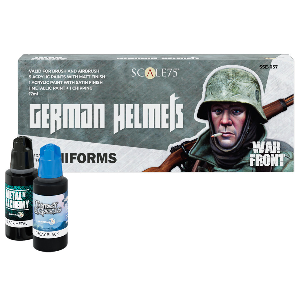 Аксессуары Scale 75 USA War Front Paint Set: Colors for Uniforms - German Helmets
Аксессуары Scale 75 USA War Front Paint Set: Colors for Uniforms - German Helmets