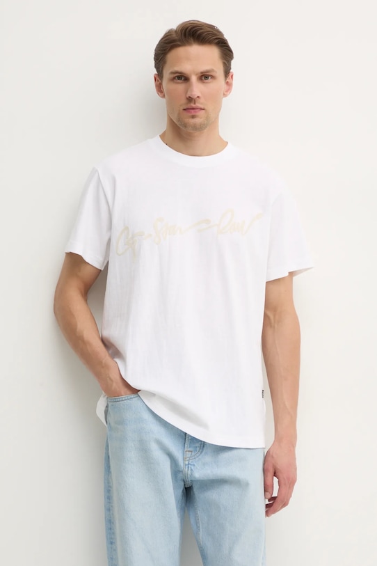 Хлопковая футболка G-Star, белый
Хлопковая футболка G-Star, белый