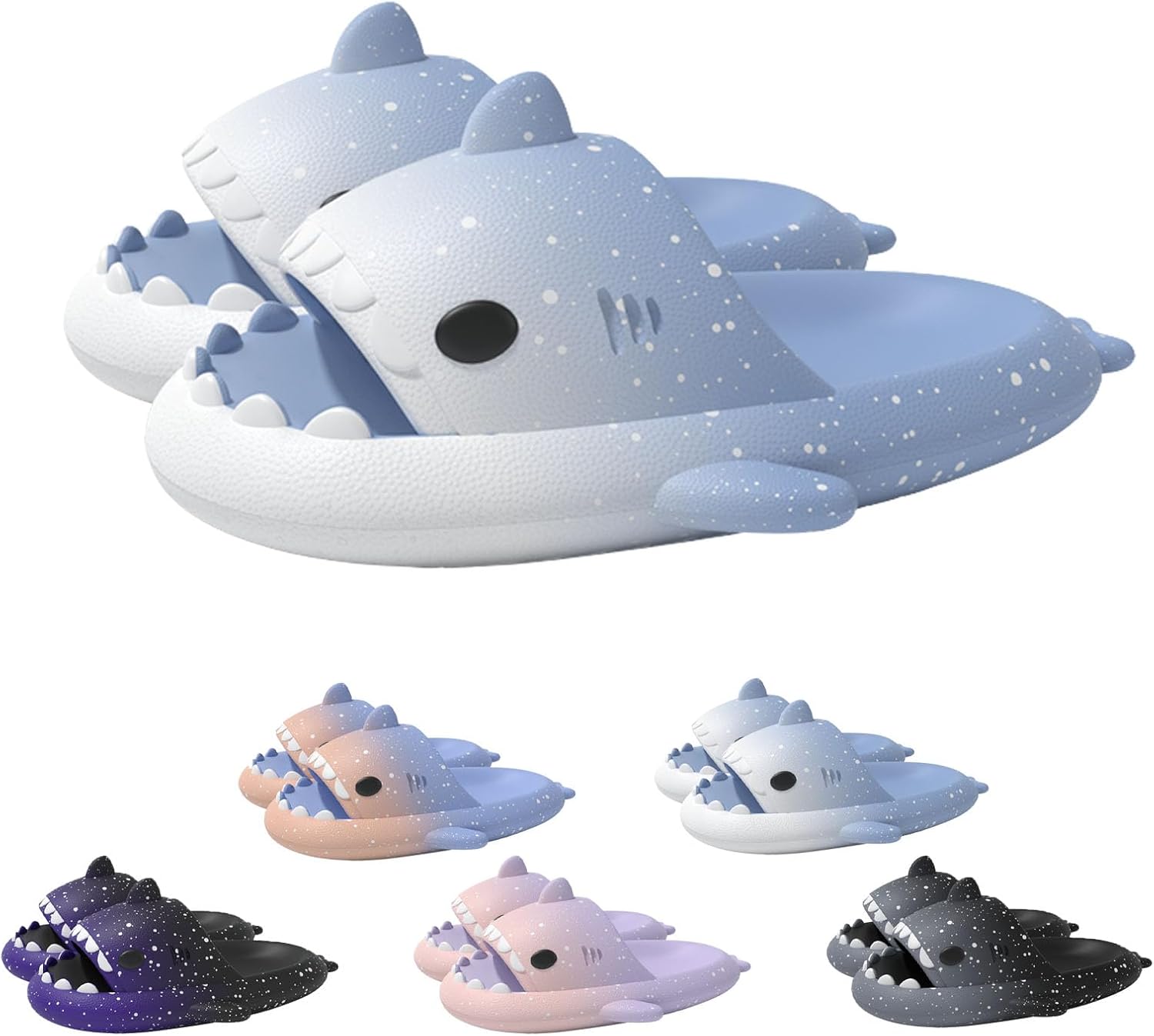 Тапочки Zureto Spotted Starlight Shark, новые тапочки Starry Sky с акулой, новые унисекс тапочки Cloud Shark, синий
Тапочки Zureto Spotted Starlight Shark, новые тапочки Starry Sky с акулой, новые унисекс тапочки Cloud Shark, синий