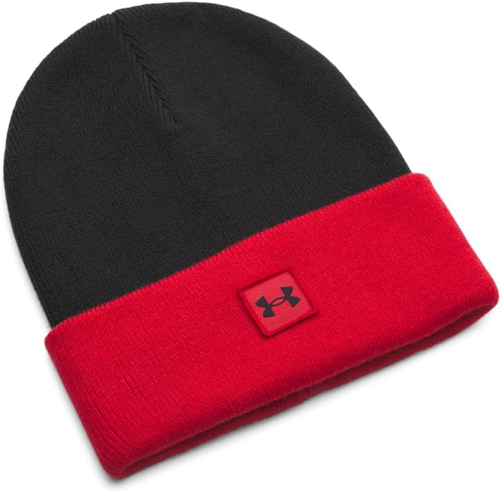 Шапка-бини Under Armour унисекс с отворотом, (004) Black/Red/Red
Шапка-бини Under Armour унисекс с отворотом, (004) Black/Red/Red