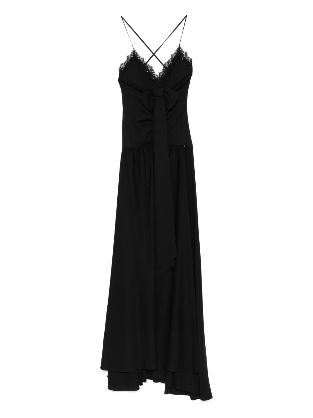 Асимметричное вечернее платье с кружевной отделкой и бантом NISSA, черный
Асимметричное вечернее платье с кружевной отделкой и бантом NISSA, черный