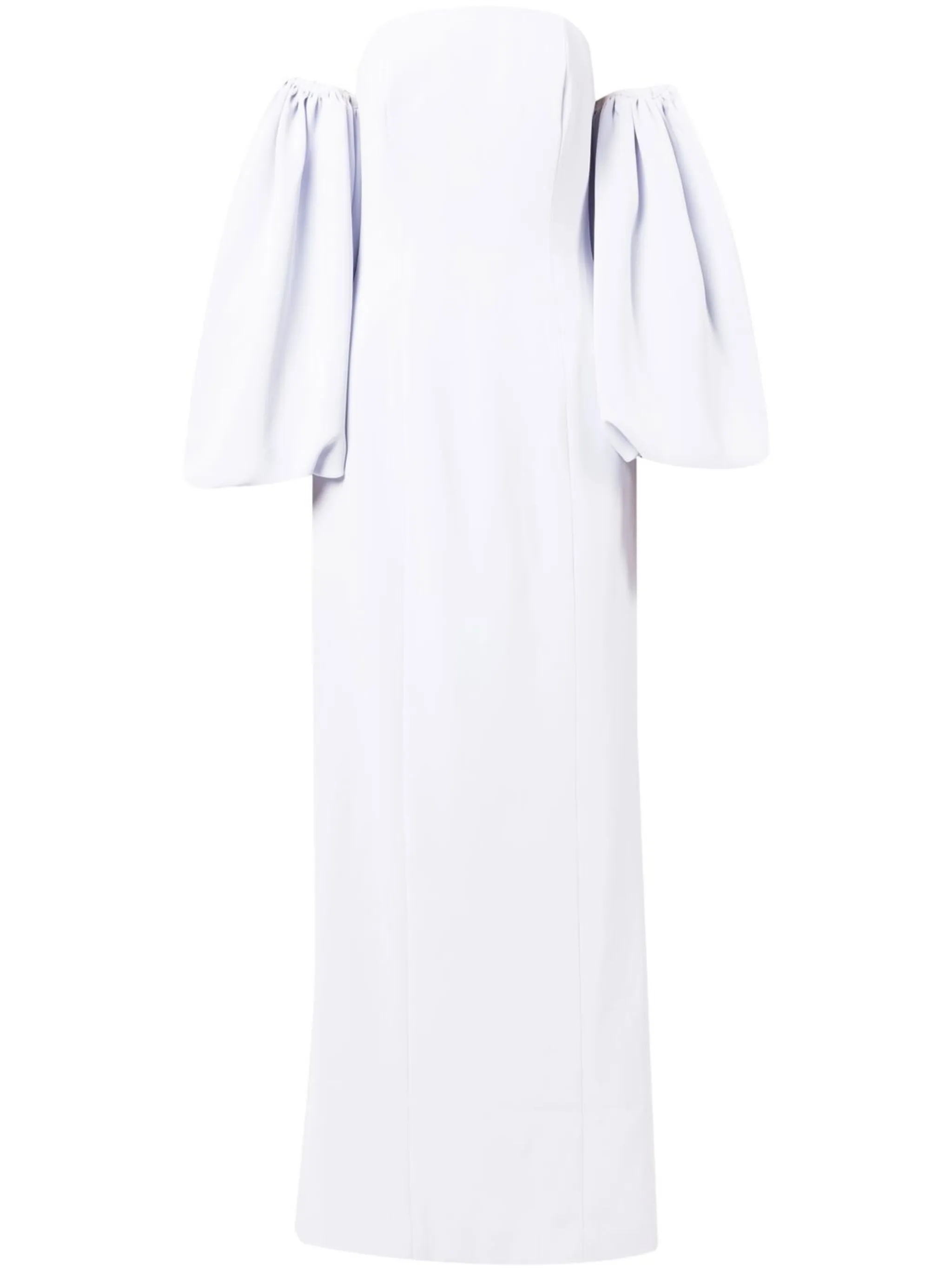 Платье с открытыми плечами и объемными рукавами Bazza Alzouman, синий
Платье с открытыми плечами и объемными рукавами Bazza Alzouman, синий