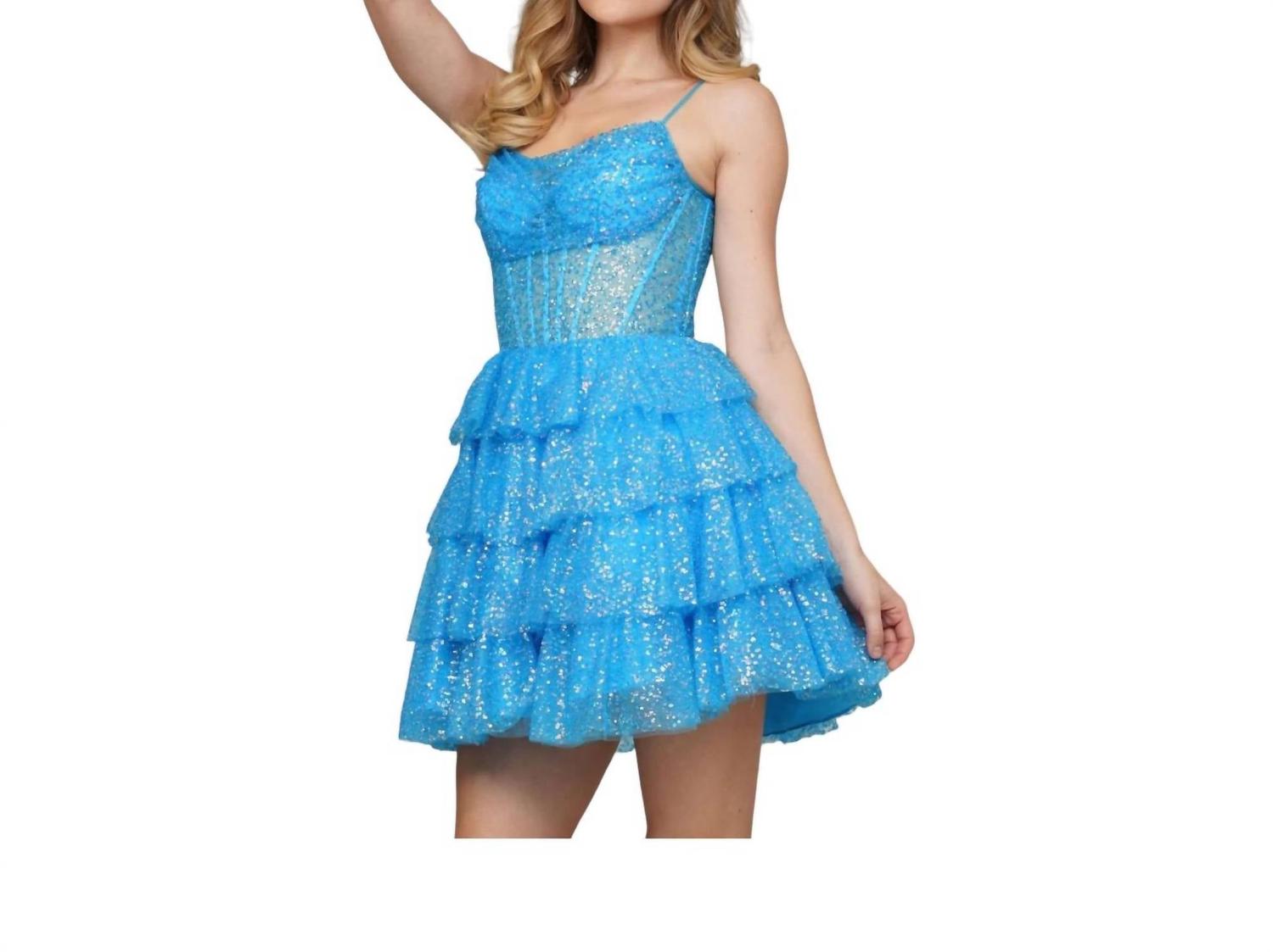 Расклешенное мини-платье синего цвета COLORS DRESS
Расклешенное мини-платье синего цвета COLORS DRESS