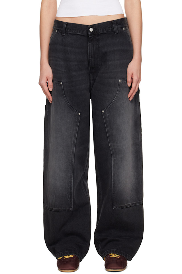 Carhartt Work In Progress Черные джинсы Brandon с двойными коленями
Carhartt Work In Progress Черные джинсы Brandon с двойными коленями