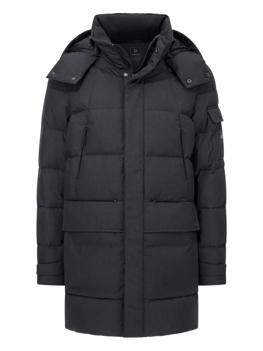 Пуховик с капюшоном Boggi Milano, черный
Пуховик с капюшоном Boggi Milano, черный