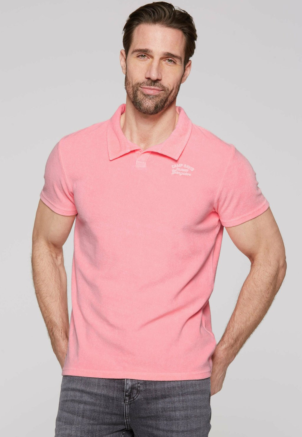 Рубашка поло KURZARM Camp David, светло-розовый
Рубашка поло KURZARM Camp David, светло-розовый