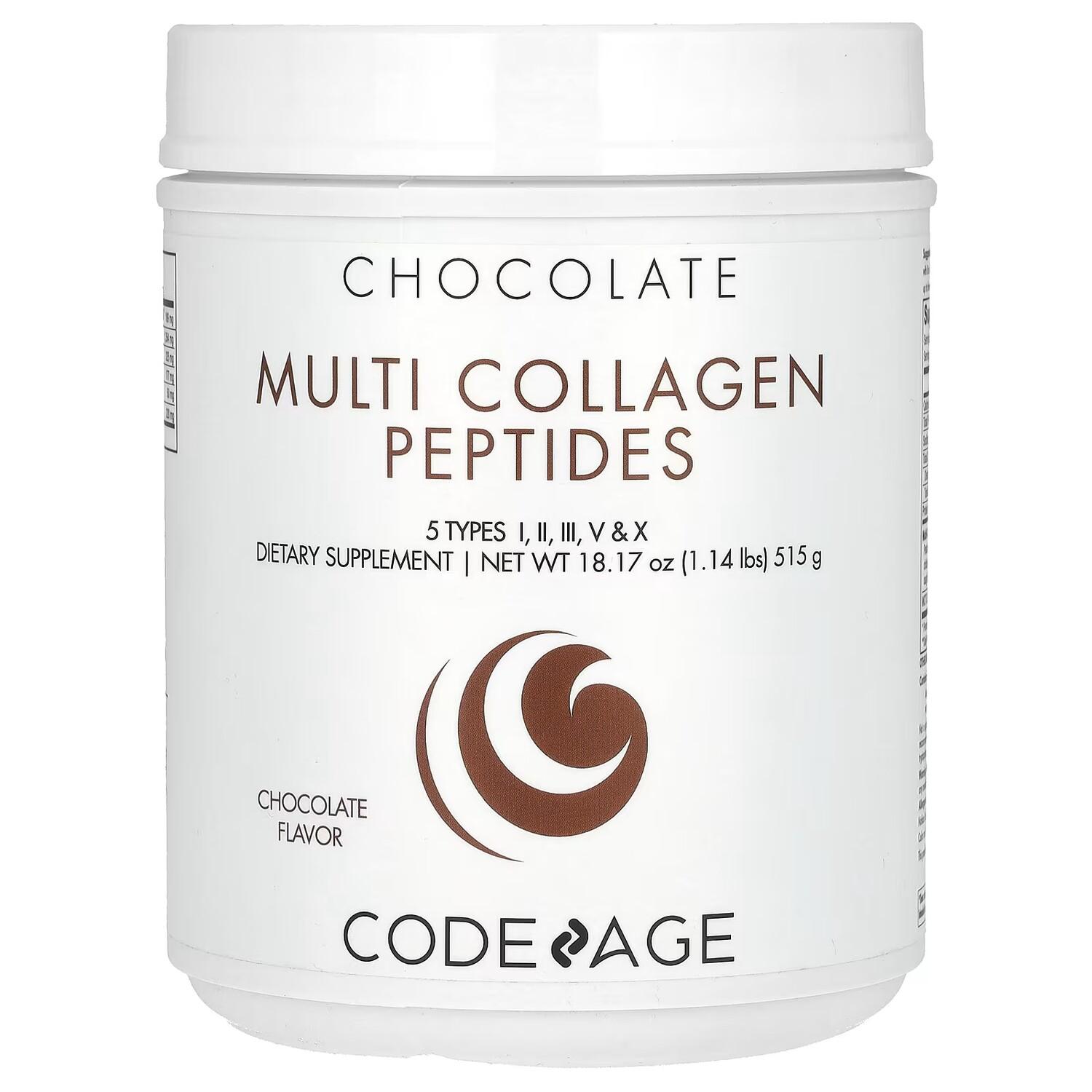 Codeage Multi Collagen Peptides Шоколад, 18,17 унций (515 г)
Codeage Multi Collagen Peptides Шоколад, 18,17 унций (515 г)