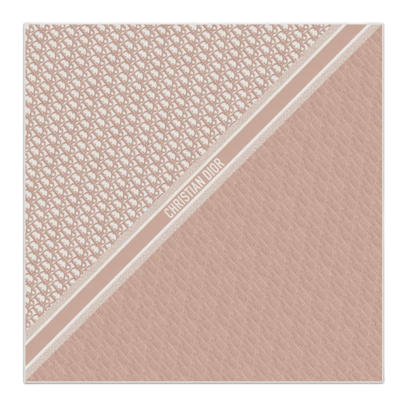 DIOR Шёлковый шарф унисекс розовый, Pink 
DIOR Шёлковый шарф унисекс розовый, Pink