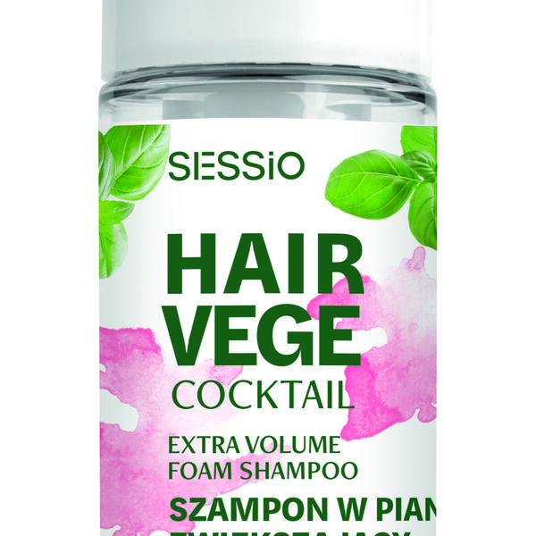 Пенящийся шампунь для придания объема «Малина и базилик», 175 г Sessio Hair vege coctail
Пенящийся шампунь для придания объема «Малина и базилик», 175 г Sessio Hair vege coctail