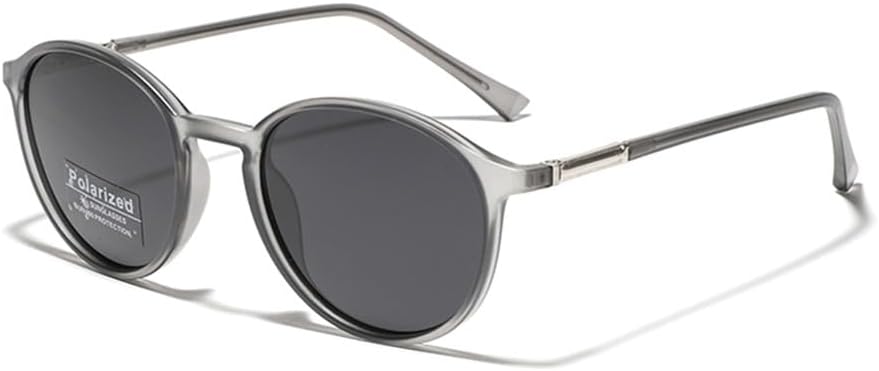 Полуметаллические круглые солнцезащитные очки в стиле ретро для женщин, поляризованные солнцезащитные очки для мужчин, серые и зеленые, с защитой от УФ-излучения UV400, летний стиль VFDHN, Gray
Полуметаллические круглые солнцезащитные очки в стиле ретро для женщин, поляризованные солнцезащитные очки для мужчин, серые и зеленые, с защитой от УФ-излучения UV400, летний стиль VFDHN, Gray