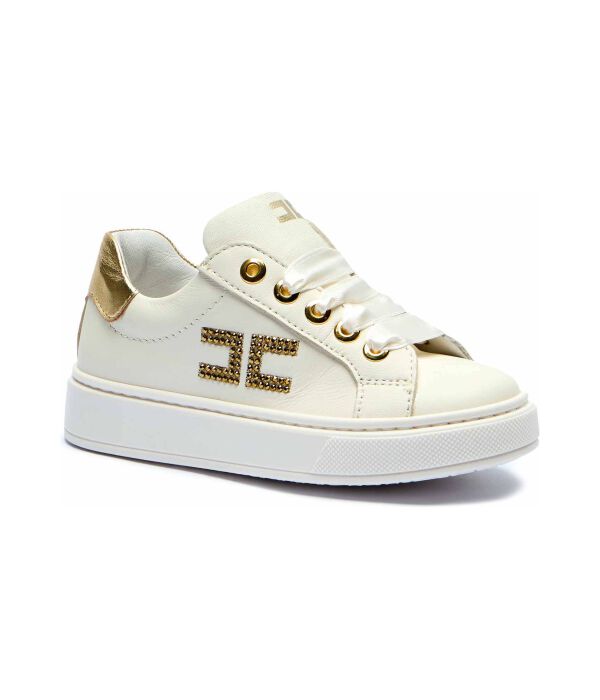 Кеды детские Elisabetta Franchi кожаные с декоративным логотипом, белый
Кеды детские Elisabetta Franchi кожаные с декоративным логотипом, белый