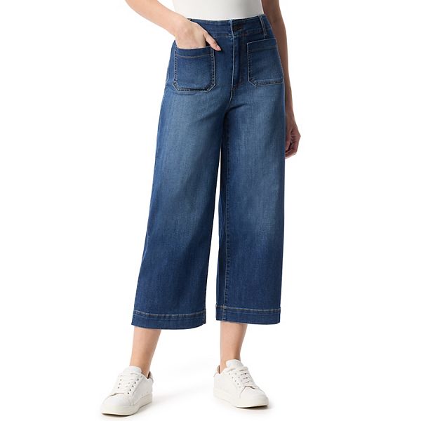 Женские джинсы с эффектом стройности, широкие клеш и карманами-заплатками Gloria Vanderbilt, Riano
Женские джинсы с эффектом стройности, широкие клеш и карманами-заплатками Gloria Vanderbilt, Riano