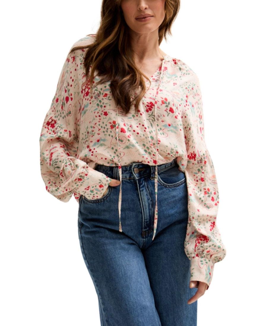 Женская блузка Rosetti с пышными рукавами и принтом Lily and Lionel London, Red
Женская блузка Rosetti с пышными рукавами и принтом Lily and Lionel London, Red