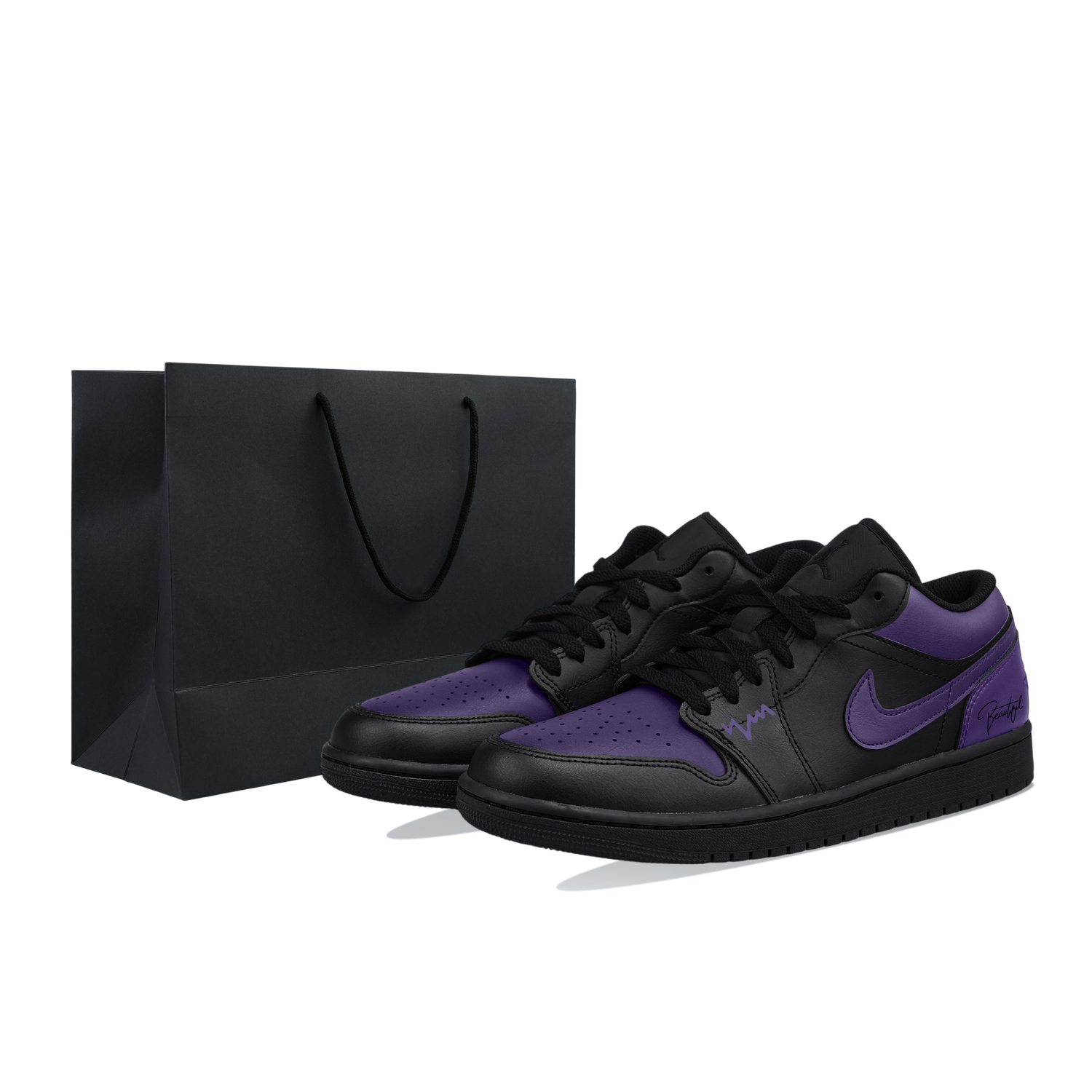 Jordan Air 1 Cushioning, износостойкие низкие кеды Vintage Basketball Shoes мужские черные фиолетовые
Jordan Air 1 Cushioning, износостойкие низкие кеды Vintage Basketball Shoes мужские черные фиолетовые