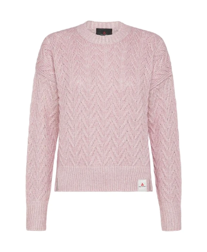 Розовый свитер из альпаки и хлопка с узором «елочка». Peuterey, розовый
Розовый свитер из альпаки и хлопка с узором «елочка». Peuterey, розовый