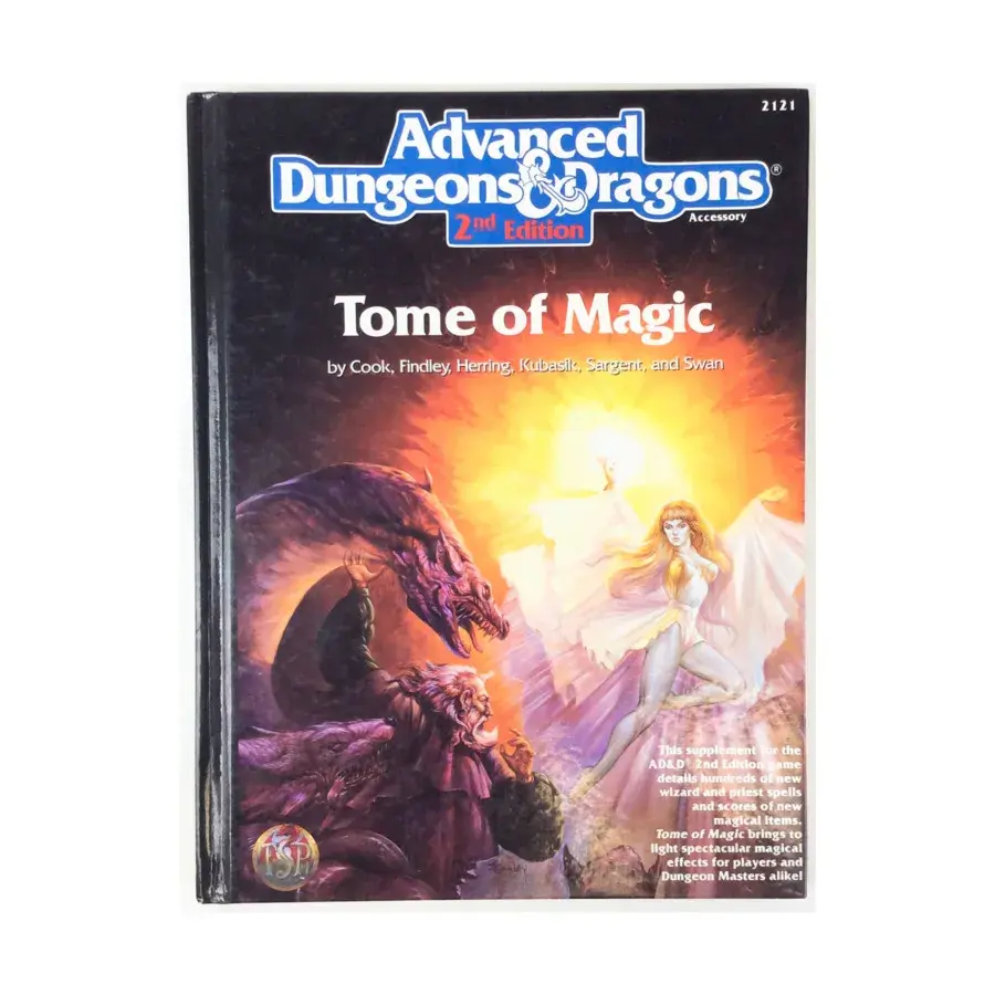 Tome of Magic (5th Printing), Advanced Dungeons & Dragons (2nd Edition) - Sourcebooks, твердый переплет
Tome of Magic (5th Printing), Advanced Dungeons & Dragons (2nd Edition) - Sourcebooks, твердый переплет
