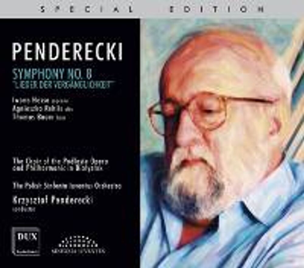 Диск CD Symphony No. 8 Lieder Der Verganglichkeit - Krzysztof Penderecki
Диск CD Symphony No. 8 Lieder Der Verganglichkeit - Krzysztof Penderecki