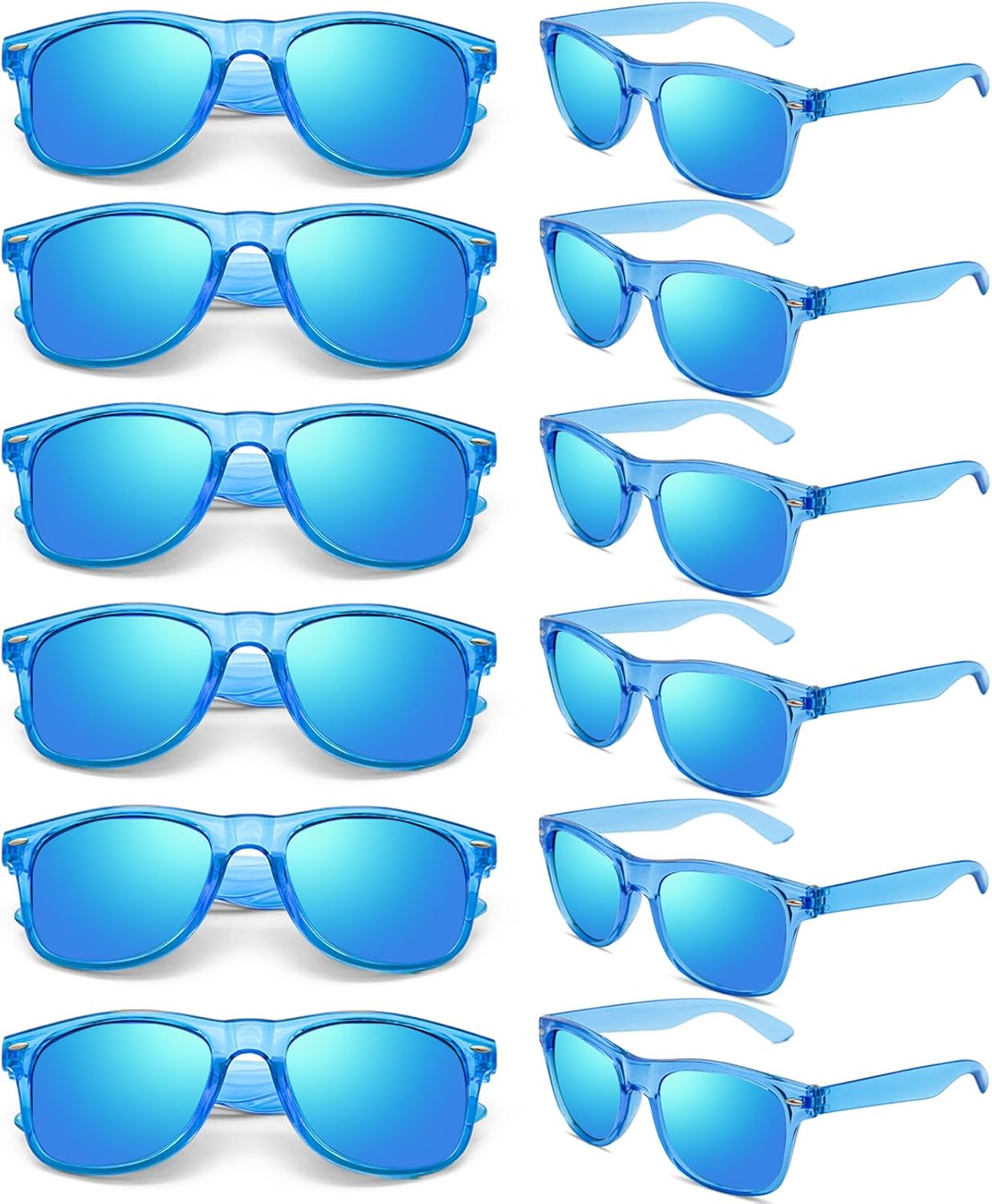 Оптовая продажа солнцезащитных очков в стиле ретро 80-х и 90-х годов с неоновыми элементами, прозрачной оправой и зеркальными линзами, в упаковке 12/24 штуки, для мужчин и женщин Geopty, 12 Blue
Оптовая продажа солнцезащитных очков в стиле ретро 80-х и 90-х годов с неоновыми элементами, прозрачной оправой и зеркальными линзами, в упаковке 12/24 штуки, для мужчин и женщин Geopty, 12 Blue