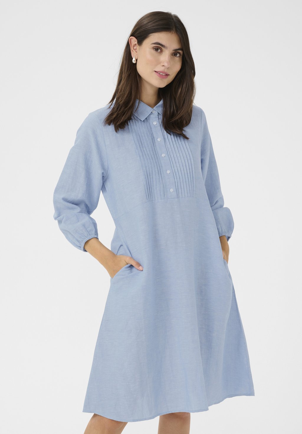 Платье-рубашка CULOPI AZEMINA Culture, светло-голубой
Платье-рубашка CULOPI AZEMINA Culture, светло-голубой
