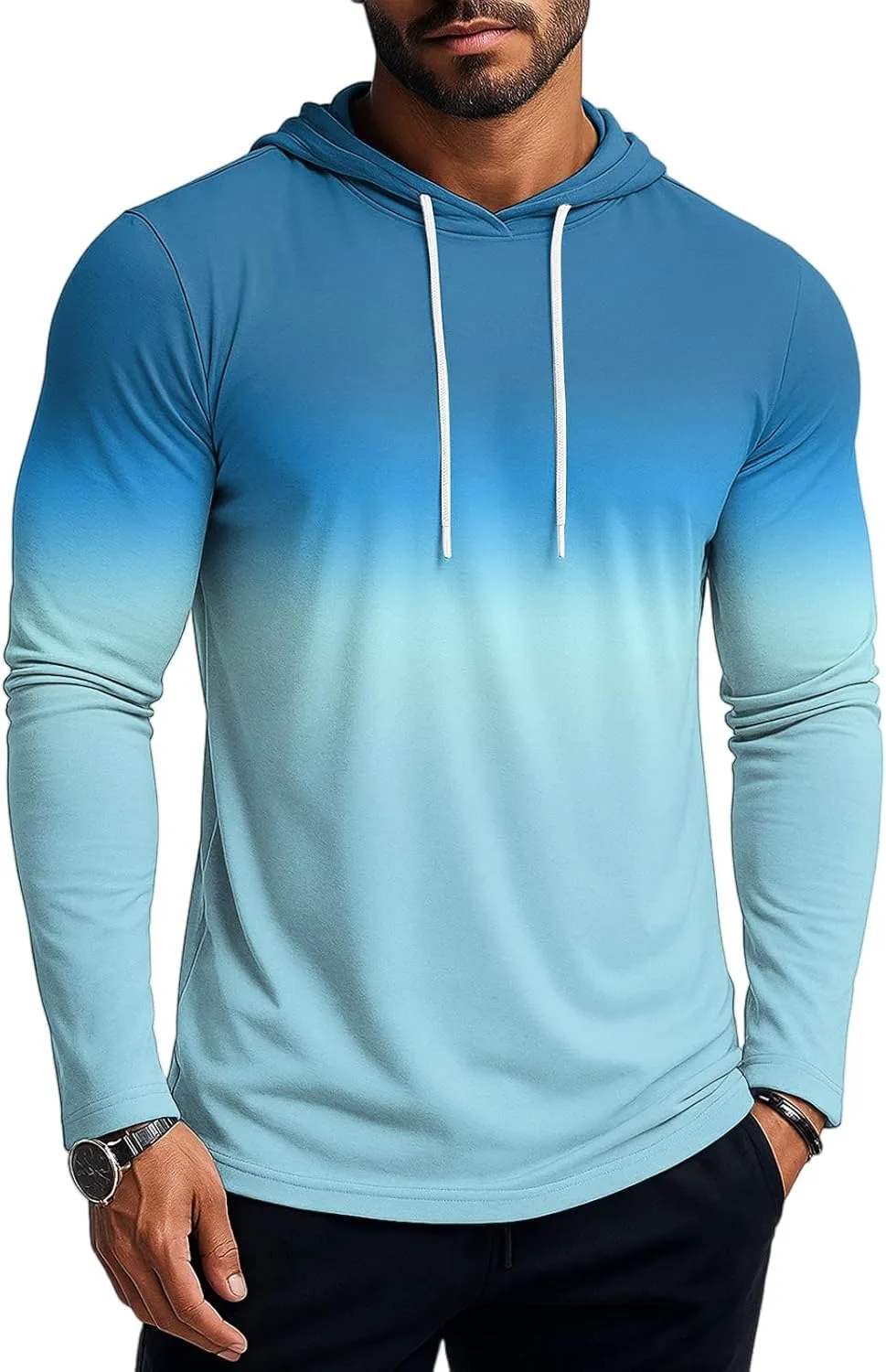 Ymosrh Мужская худи с длинным рукавом, градиент, быстросохнущая, для бега, M-3XL
Ymosrh Мужская худи с длинным рукавом, градиент, быстросохнущая, для бега, M-3XL
