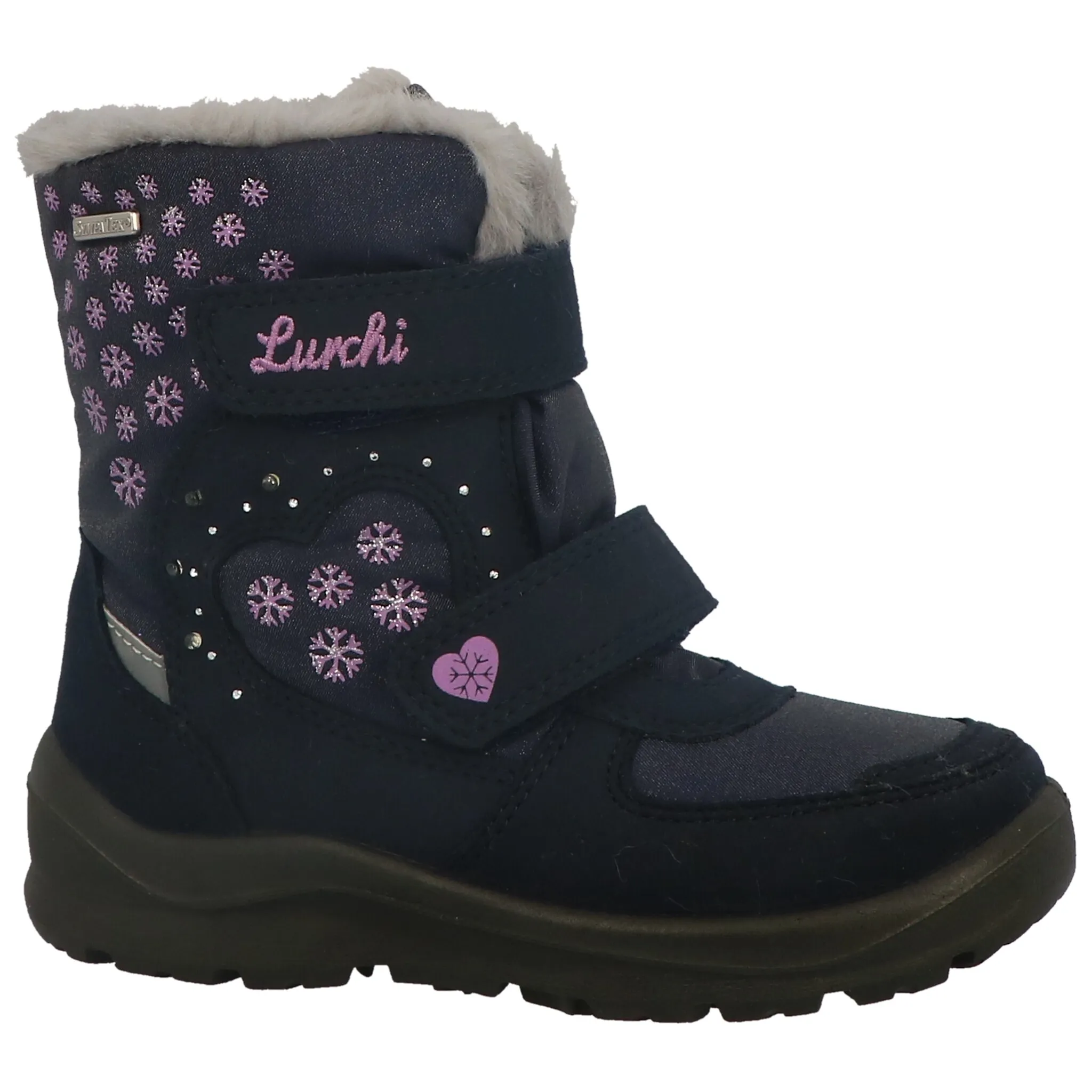 Зимние ботинки Lurchi «Kimiko-SYMPATEX Flashing Shoes», зимние ботинки, уличная обувь, снегоступы, принт снежинки, цвет dunkelblau-lila
Зимние ботинки Lurchi «Kimiko-SYMPATEX Flashing Shoes», зимние ботинки, уличная обувь, снегоступы, принт снежинки, цвет dunkelblau-lila