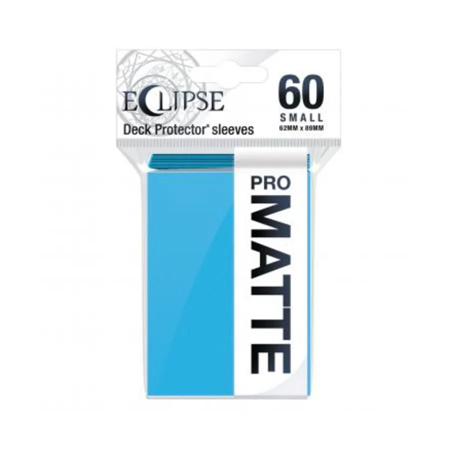 Eclipse Matte Small Sleeves — Небесно-голубой (60), Card Sleeves - Undersized (Ultra Pro)
Eclipse Matte Small Sleeves — Небесно-голубой (60), Card Sleeves - Undersized (Ultra Pro)