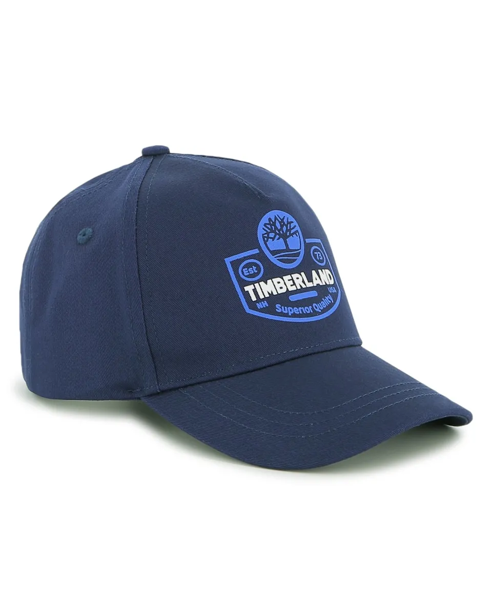 Детская синяя хлопковая кепка Timberland, синий
Детская синяя хлопковая кепка Timberland, синий