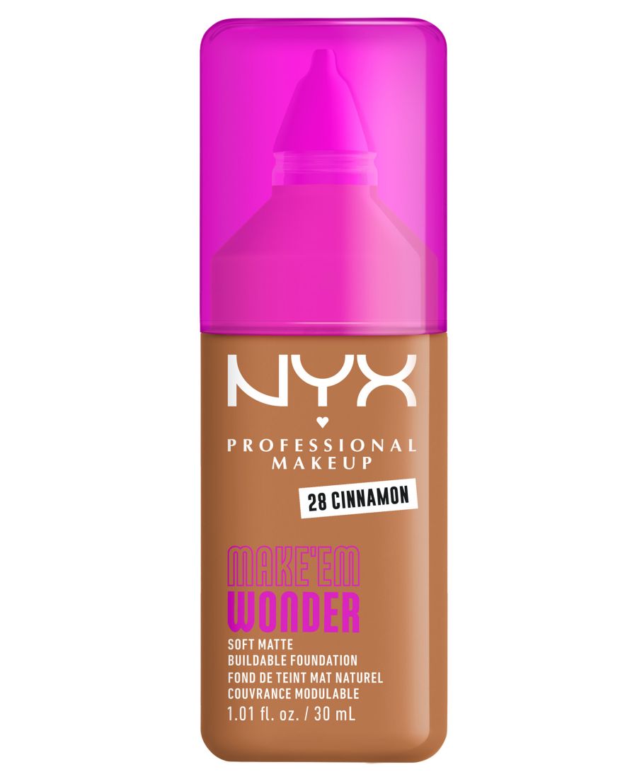 Тональный крем Wonder Foundation, 0,84 унции NYX Professional Makeup, цвет cinnamon
Тональный крем Wonder Foundation, 0,84 унции NYX Professional Makeup, цвет cinnamon