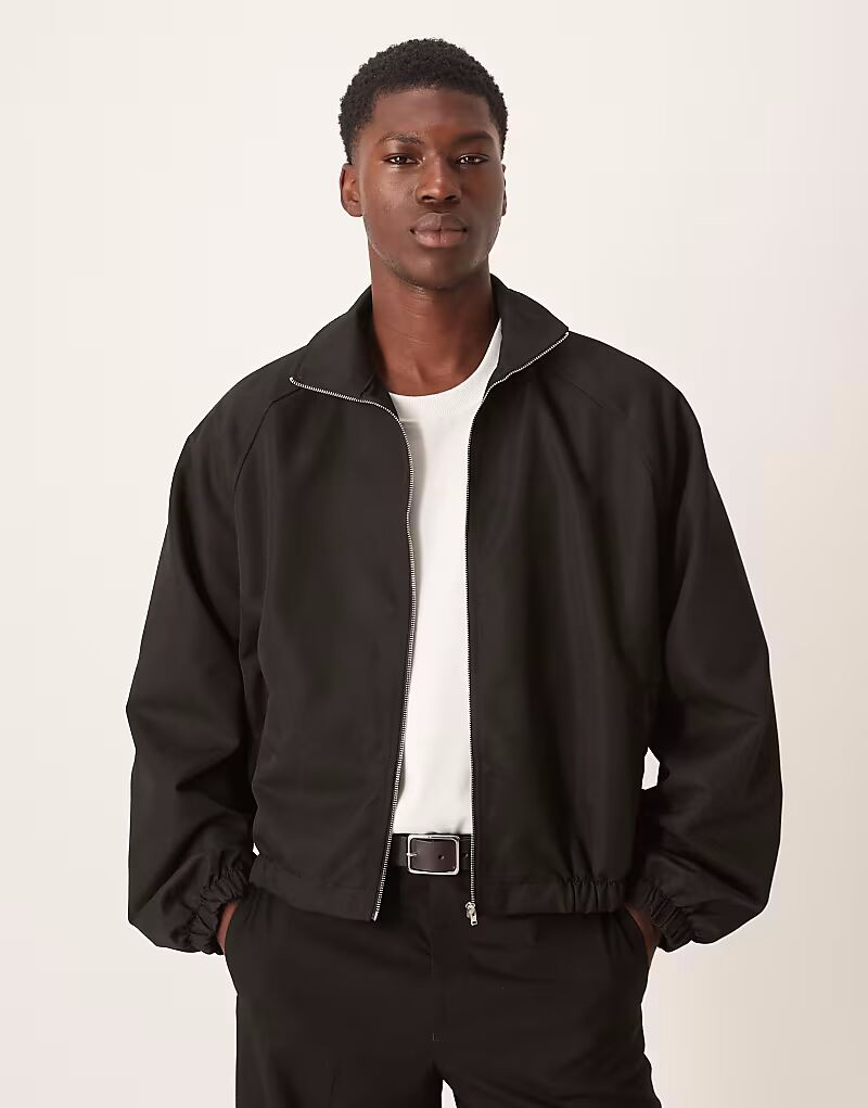 Элегантная куртка с воротником-стойкой черного цвета Asos Design
Элегантная куртка с воротником-стойкой черного цвета Asos Design